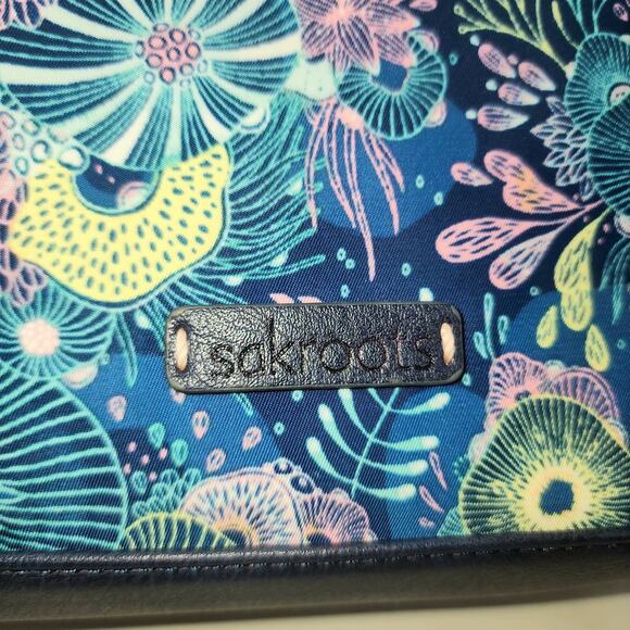 The Sak Backpack Royal Blue Seascape Eco-Twill Loyola Boho chic colorful - Picture 4 of 15